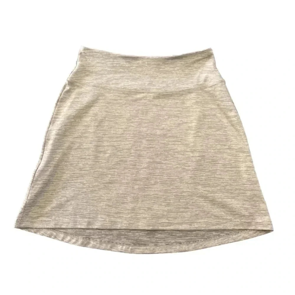 Mondetta Athletic Skirt Women’s S/P Heathered Grey Outdoor Active Knee Length